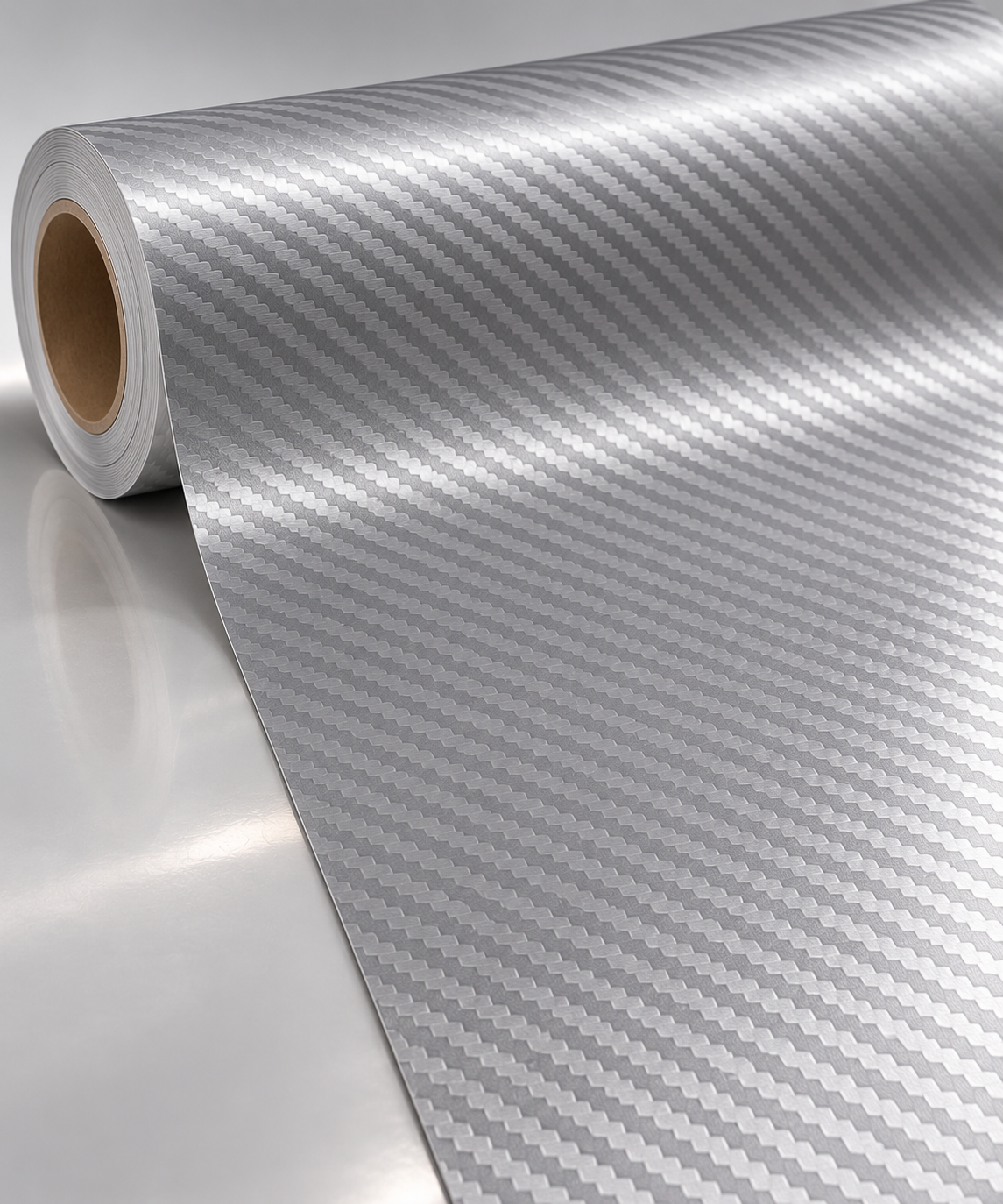 3D Carbon silber / grau